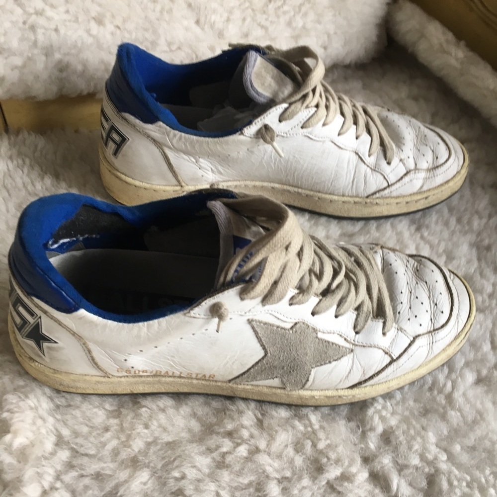 Golden Goose B-ball Superstar sneakers blue white